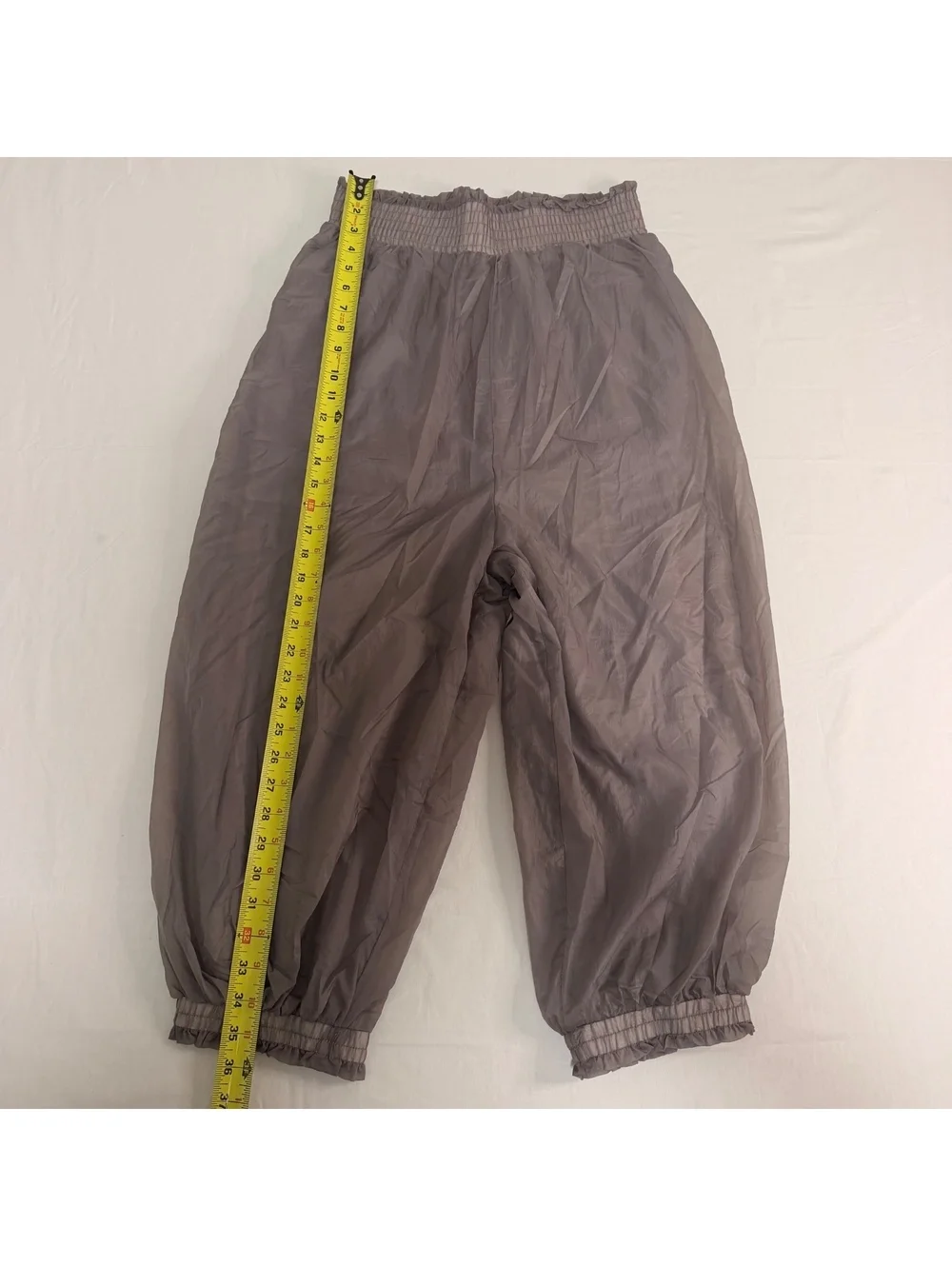 J.P. Movement Gray Elastic Waist and Ankle Pants Medium - Picture 4 of 6